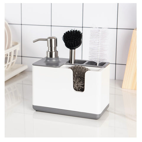 Multi-Function Kitchen Holder – Utensils & Soap Dispenser