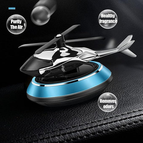Helicopter Solar Powered Car Fragrance – Dashboard Air Freshener