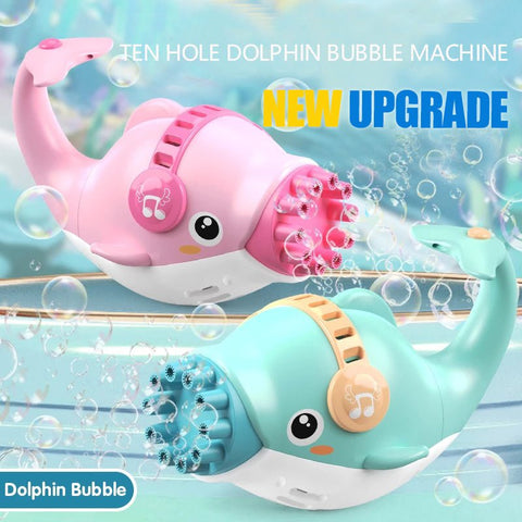Dolphin Bubble Machine – Ten-Hole Fun Toy