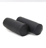 Leather Cylindrical Car Seat Pillow – Neck Support Cushion
