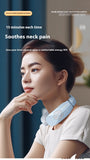 EMS Electric Neck Massager with Heat Therapy – USB Rechargeable Cervical Pain Relief Device