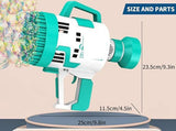 Rocket Bubble Blaster – 48-Hole Bubble Machine for Kids