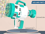 Rocket Bubble Blaster – 48-Hole Bubble Machine for Kids