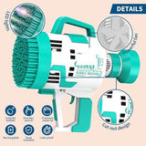 Rocket Bubble Blaster – 48-Hole Bubble Machine for Kids