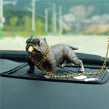 Car Dashboard Bully Dog Statue